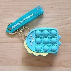 Squeeze Toy, Push-Pop Keychain, Dinosaur Cute Coin Purse, Coin Case Stress Relie